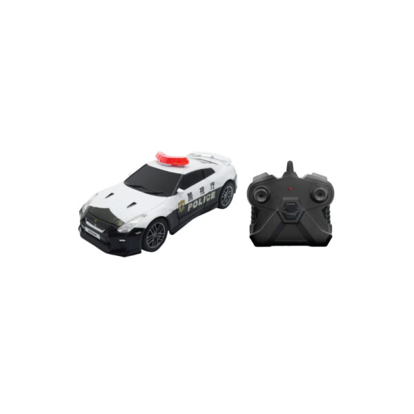 D-Power – 1:32 Scale GT-R Tokyo Police RC Car White