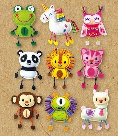 Avenir – Sewing Pen Topper – Panda | DIY Pen Topper Friend Sewing Kit – Hours of Entertainment & Creativity | Tools & Instructions Included, Easy and Fun Activity for Kids +