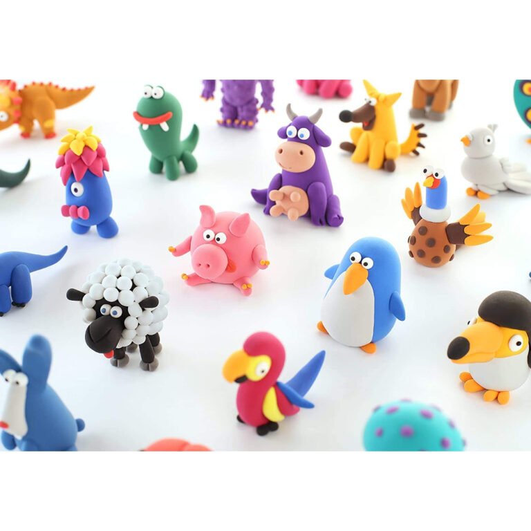 Hey Clay - DOG STORY Colourful modelling air-dry clay, 15 cans with fun interactive app for kids 3 years +