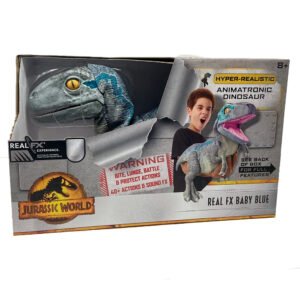 Wow Stuff - Jurassic World Real FX Baby Blue Animatronic Dinosaur