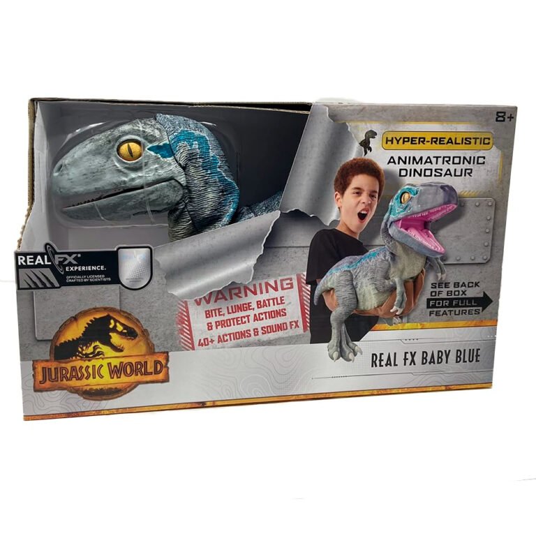 Wow Stuff - Jurassic World Real FX Baby Blue Animatronic Dinosaur