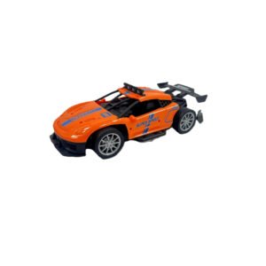 D-Power - 1:20 R/C 4WD 27Mhz Racing Car Rechargeable Remote Control – Orange | ages 6+ up