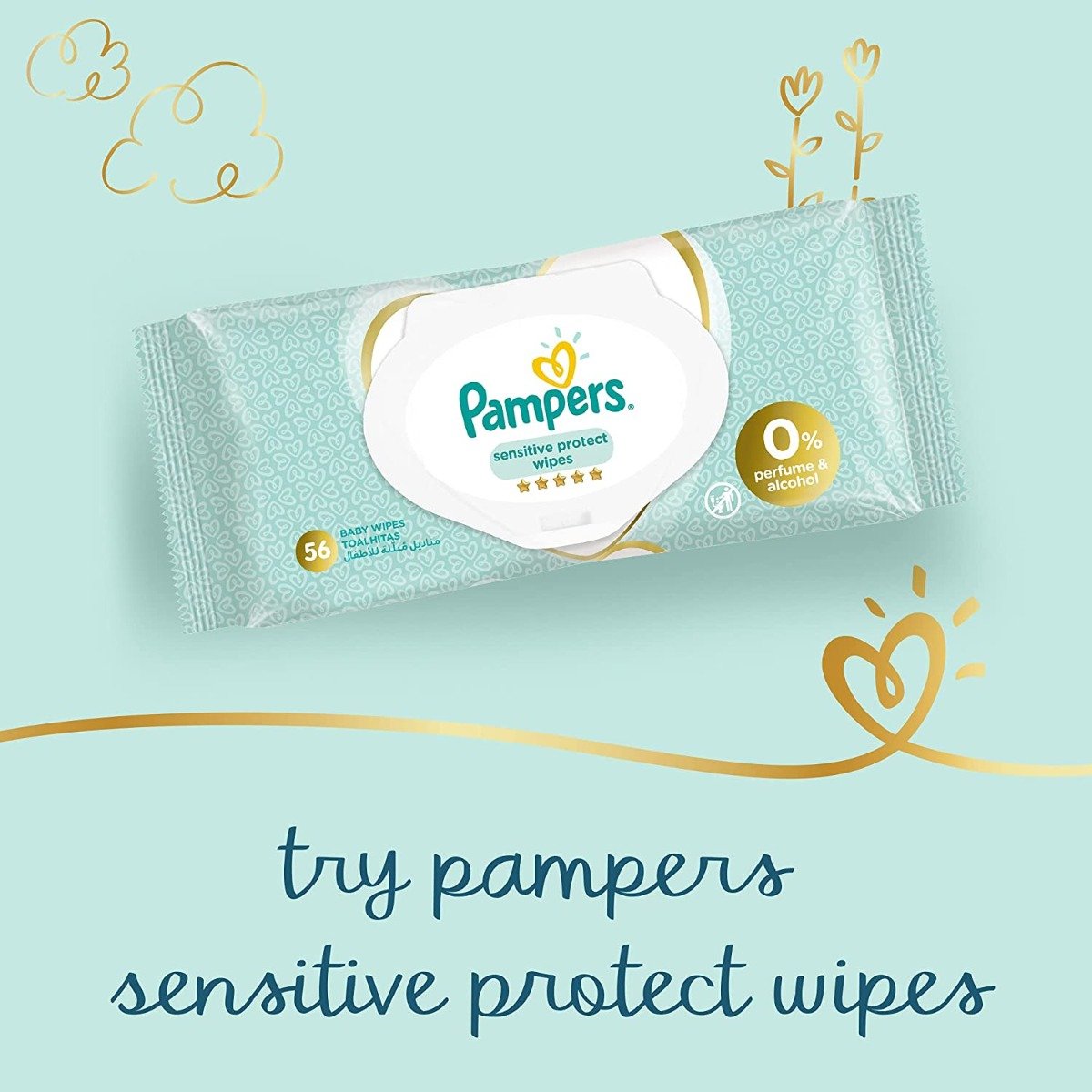 Pampers – Premium Care Diapers, Size 2, Mini, 3-8 Kg, Super Saver Pack – 136 Count