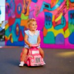 My First Foot to Floor Unicorn– Multicolour | Toddler Walker Foot to Floor Slider | Hidden Storage Space, Moveable Steering Wheel & Squeaky Horn | Pre-School & Nursery Walking Aid | Ages 1+