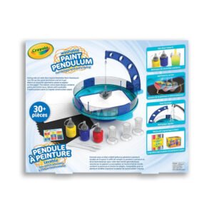 Crayola - Washable Paint Pendulum – Multicolour | LESS-MESS PAINTING | Each set includes a handy color mixing guide that lets kids create their own exciting shades! | Great gift for kids ages 7 and up.