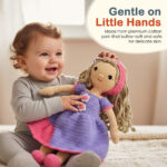 Happy Threads – Handmade Crocheted Adorable Katherine Doll (17 inches) – Multicolour | Crochet Toys | Child Safe | for Babies 6 Months & Above | Dolls for Boys/Girls| For Birthday Gift | Decorative Items for Room