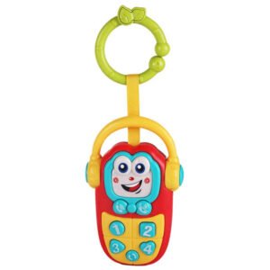 Little Angel - Baby Musical Phone Toy with Lights & Sounds for Infants - Yellow