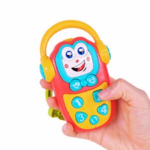 Little Angel - Baby Musical Phone Toy with Lights & Sounds for Infants - Yellow