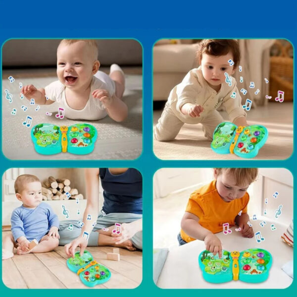 Little Angel – Baby Musical Butterfly Toy with Lights & Sounds – Yellow