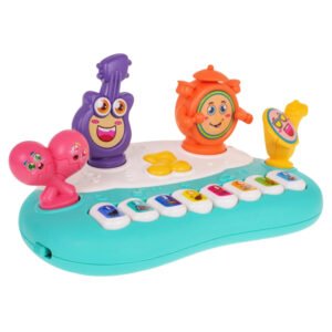 Little Angel - Baby Musical Caterpillar Rattle Toy for Infants - Green