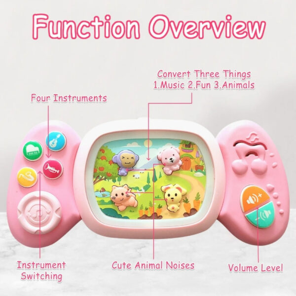 Little Angel – Baby Musical Toy with Lights and Sounds – Pink