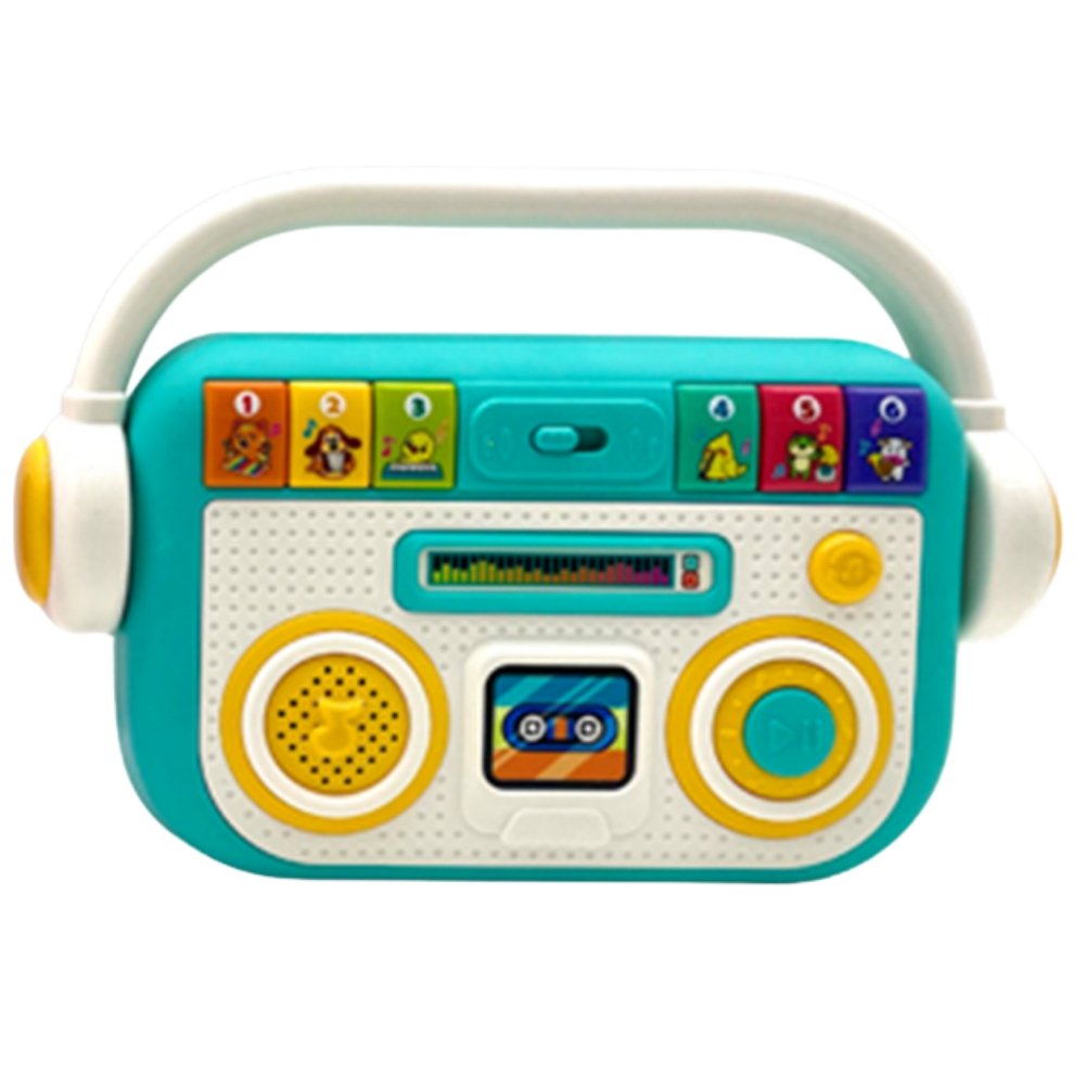 Little Angel – Baby Musical Learning Radio Toy with Lights and Sound -Green
