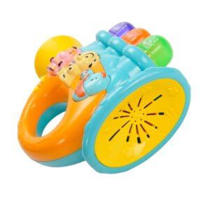 Little Angel - Baby Musical Rattle Toy with Lights & Sounds - Orange