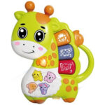 Little Angel – Baby Musical Giraffe Toy for Early Learning – Green