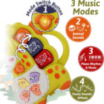 Little Angel – Baby Musical Giraffe Toy for Early Learning – Green
