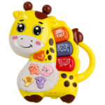 Little Angel – Baby Musical Giraffe Toy for Early Learning – Yellow