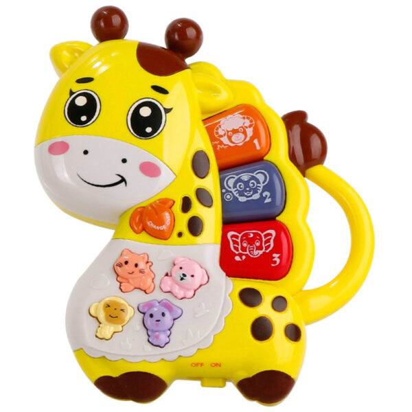 Little Angel – Baby Musical Giraffe Toy for Early Learning – Yellow