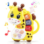 Little Angel – Baby Musical Giraffe Toy for Early Learning – Yellow