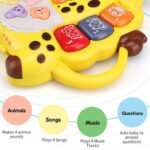 Little Angel – Baby Musical Giraffe Toy for Early Learning – Yellow