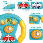 Little Angel – Baby Musical Steering Wheel Toy with Lights – Yellow