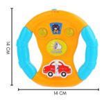 Little Angel – Baby Musical Steering Wheel Toy with Lights – Yellow