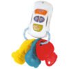 Little Angel – Baby Musical Remote & Key Rattle Toy for Early Learning Fun – White