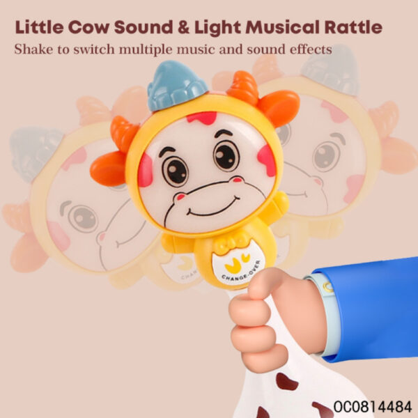 Little Angel – Baby Musical Rattle Toy for Infants Cute Cow