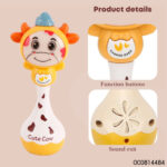 Little Angel – Baby Musical Rattle Toy for Infants Cute Cow