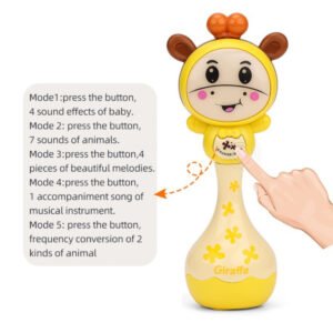 Little Angel - Baby Musical Rattle Toy Giraffe for Infants
