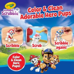 Crayola - Washimals Paw Patrol Activity Kit with 5 Collectible Pups