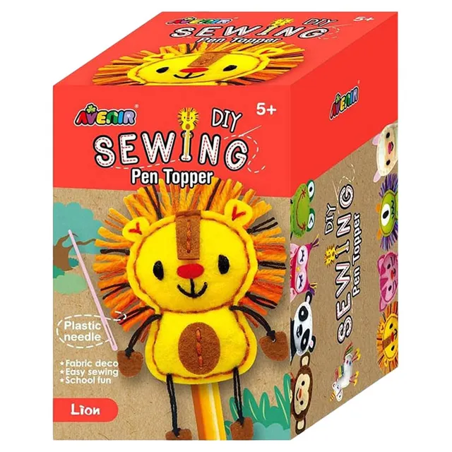Avenir - Sewing Pen Topper - Lion | DIY Pen Topper Friend Sewing Kit