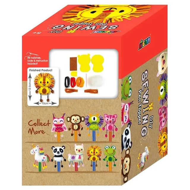 Avenir - Sewing Pen Topper - Lion | DIY Pen Topper Friend Sewing Kit