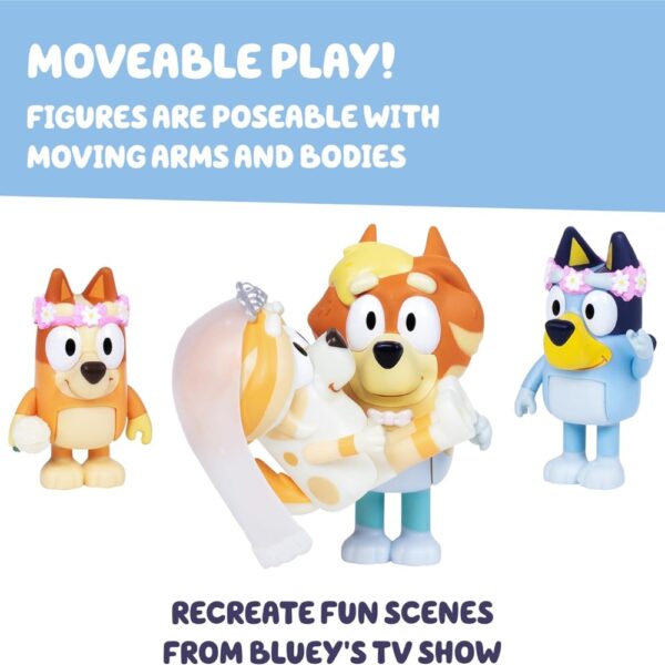 Bluey Season 10 Figure 4 Pack Special Set – Kids Collectible Character Toy Set
