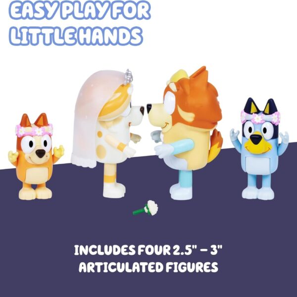 Bluey Season 10 Figure 4 Pack Special Set – Kids Collectible Character Toy Set