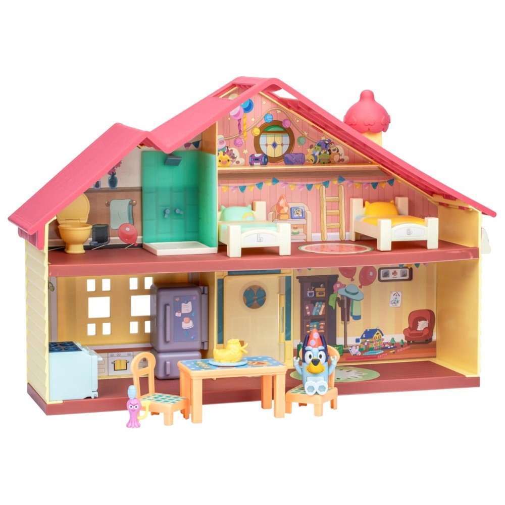 Bluey Season 11 Celebration Home Playset – Interactive Kids Toy for Imaginative Play