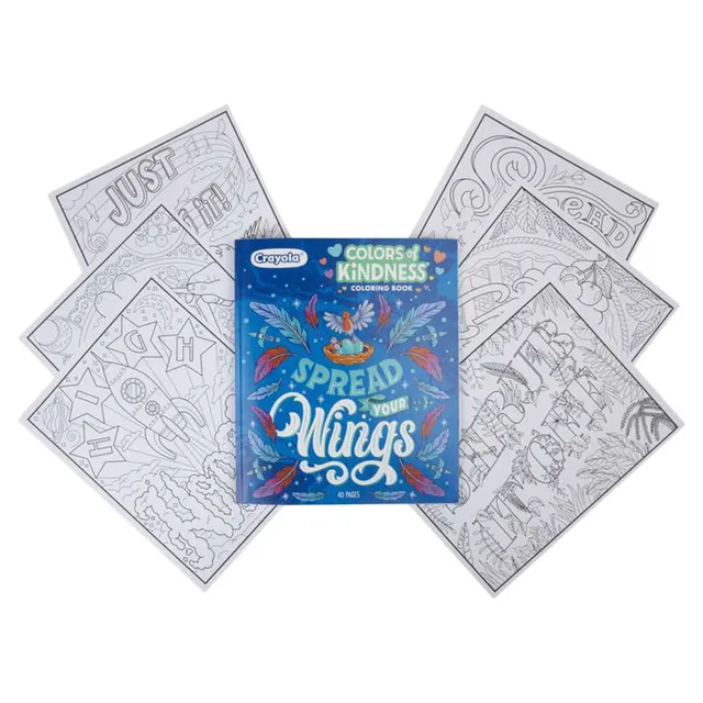 Crayola - 40-Page Coloring Book, Colors of Kindness