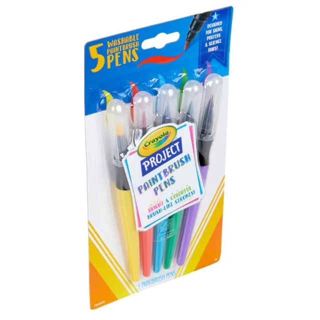 Crayola - Project 5 ct. Paint Brush Pens