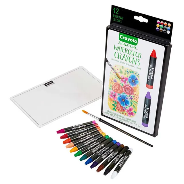 Crayola - Signature Premium Watercolor Sticks, 12 Colors