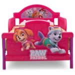 Delta Children – Paw Patrol Plastic 3D Footboard Toddler Bed with Guardrail