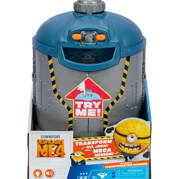 Despicable Me 4 Minions Transformation Chamber Playset – Interactive Minion Lab Toy Set with Accessories