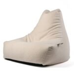 Extreme Lounging® – Mighty Teddy Bean Bag – Ivory