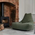 Extreme Lounging® – Mighty Suede Indoor Bean Bag – Moss