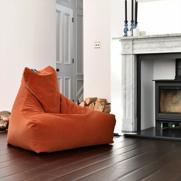 Extreme Lounging® - Mighty Suede Indoor Bean Bag - Rust