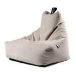 Extreme Lounging® – Mighty Suede Indoor Bean Bag – Stone