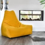 Extreme Lounging® – Mighty Suede Indoor Bean Bag – Mustard
