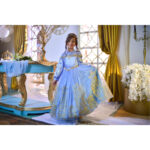 Party Centre – Golden Princess Cinderella Prestige Dress-Up Large 10-12 Year