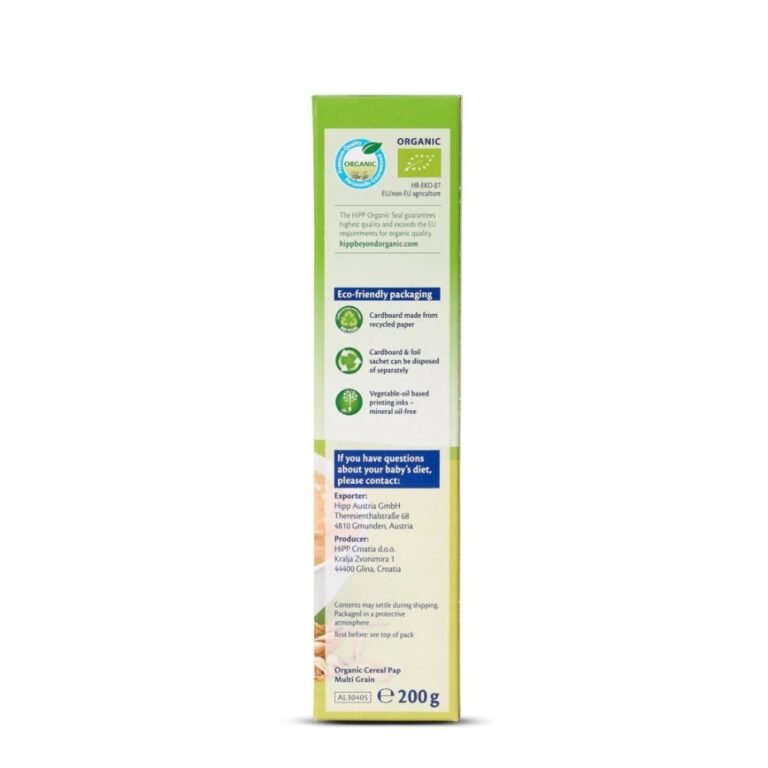 HiPP - Organic Baby Cereal 100% Multi Grain, 3x200g