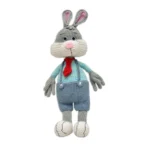 Happy Threads – Handmade Crocheted Cute Handmade Jasper the Bunny (16 inch) – Multicolour | Crochet Toys | Child Safe | for Babies 6 Months & Above | Dolls for Boys/Girls| For Birthday Gift | Decorative Items for Room
