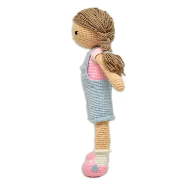 Happy Threads – Handmade Crocheted Love & Care Cecilia Doll (15 inches) – Multicolour | Crochet Toys | Child Safe | for Babies 6 Months & Above | Dolls for Boys/Girls| For Birthday Gift | Decorative Items for Room