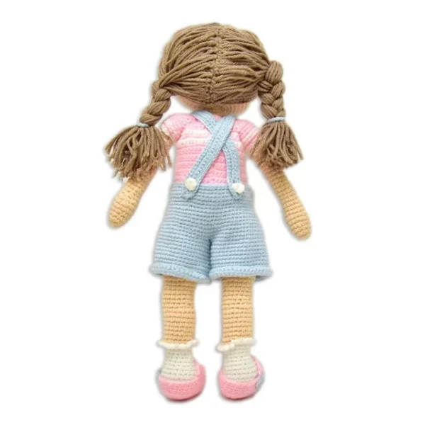 Happy Threads – Handmade Crocheted Love & Care Cecilia Doll (15 inches) – Multicolour | Crochet Toys | Child Safe | for Babies 6 Months & Above | Dolls for Boys/Girls| For Birthday Gift | Decorative Items for Room